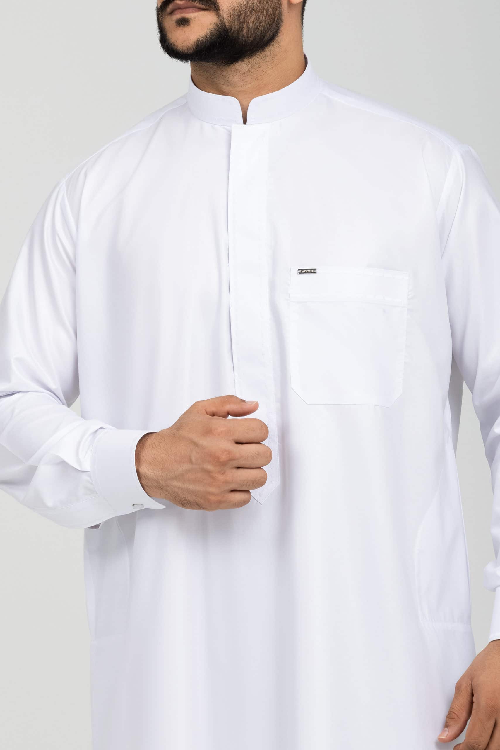 Qamis Abadi Pure White L Atelier Qamis